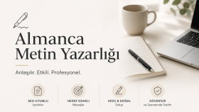 Almanca metinlerinizi yazarım