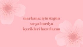 markanız için özgün sosyal medya içerikleri hazırlarım