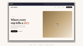 Kahve Dükkanı — Artisanal Coffee & Bakery Website