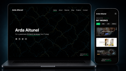 mobil uyumlu portfolio web sitesi yaparım