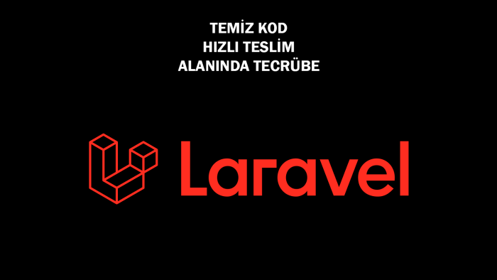 laravel ile profesyonel web sitesi hazırlayabilirim