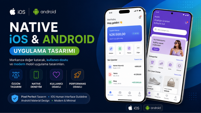 size özel mobil iOS / Android App uygulama yapabilirim