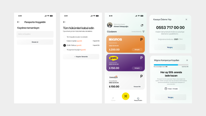 cashback mobil app çizimi yaparım