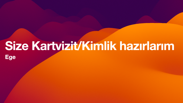 kurumsal kartvizitlerinizi tasarlarım