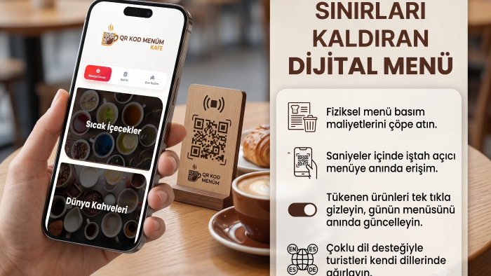 işletmeniz için bulut tabanlı modern QR menü yapabilirim