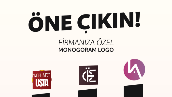 markanıza özgü monogram logo tasarlayabilirim