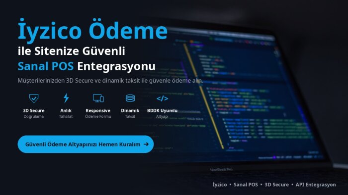 web sitenize İyzico ödeme entegrasyonu kurabilirim