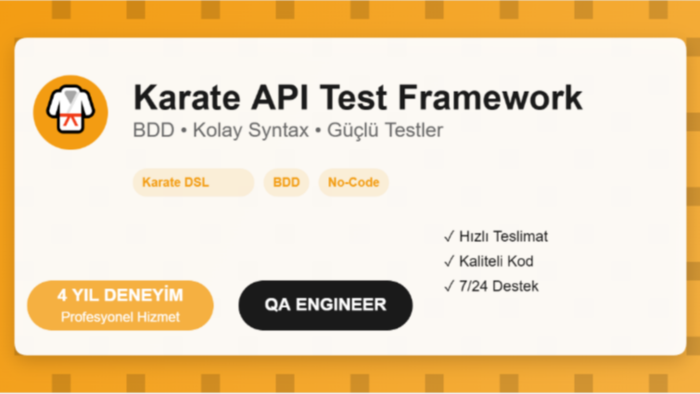 KARATE ile API otomasyonları geliştirebilirim