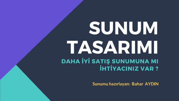 konunuza uygun etkileyici ve özel satış sunumları hazırlarım