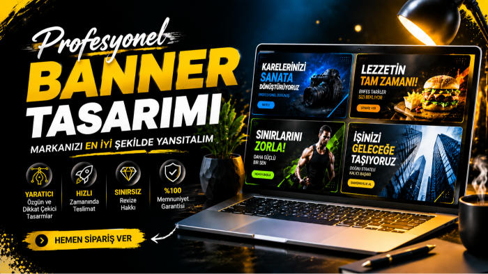 profesyonel web ve sosyal medya banner tasarımı yaparım