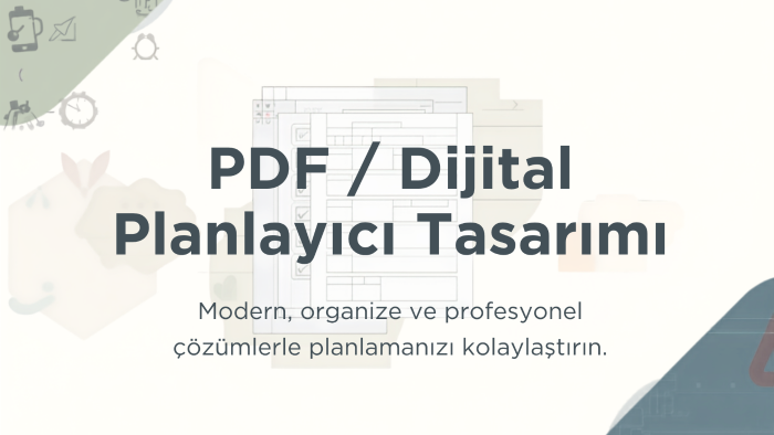 pdf / planlayıcı tasarımı hazırlıyorum