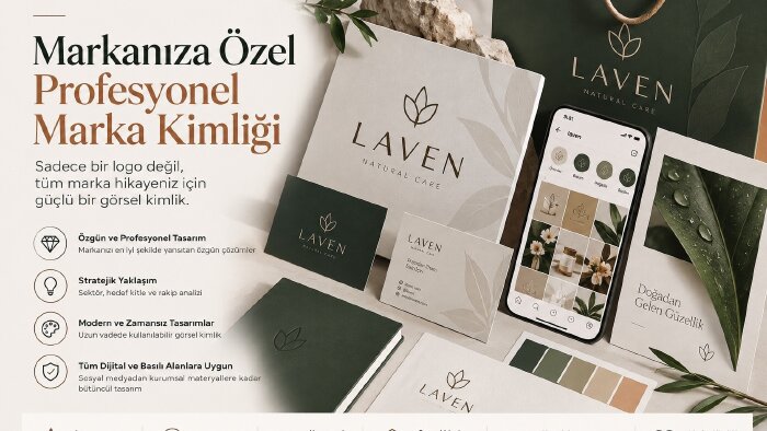 markanıza özel marka kimliği ve branding tasarlarım