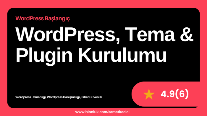 temanızın ve wordpress sitenizin kurulumunu yapabilirim