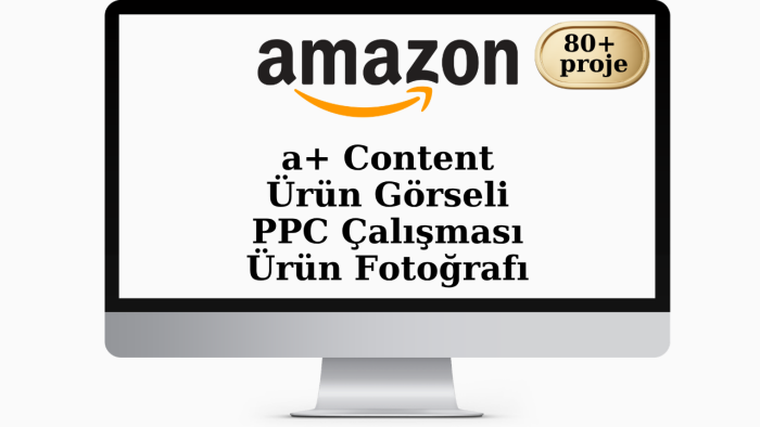 amazon ürün görseli ve a+ content hazırlarım