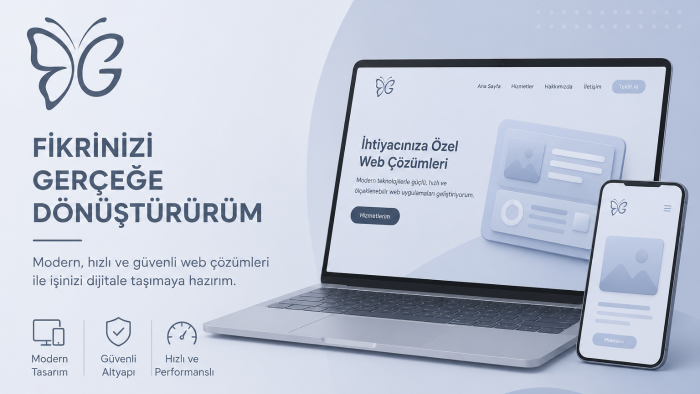 modern ve hızlı web siteleri geliştiririm
