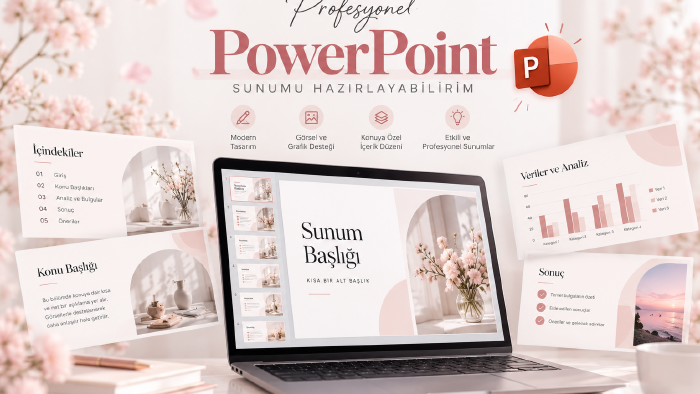 PowerPoint sunumu hazırlayabilirim