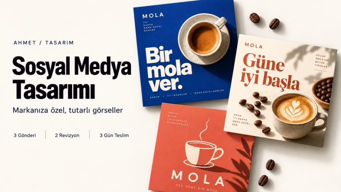 markanız için sosyal medya görselleri tasarlarım