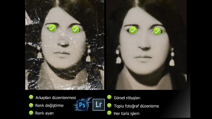 yıpranmış fotoğraflarınız onarabilirim
