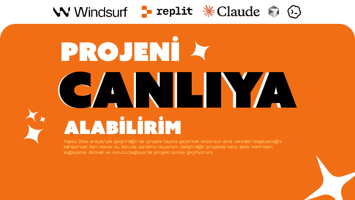 yapay zeka ile yaptığınız projenizi hayata geçirebilirim