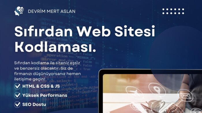 sıfırdan sizlere özel websitesi kodlayabilirim