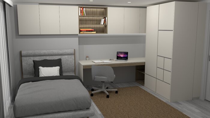 projenize uygun ölçüde mobilya tasarlayıp 3D render alırım