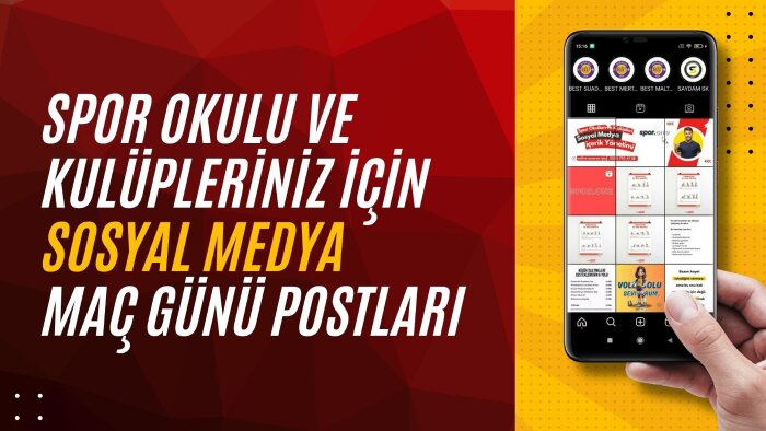 spor kulüpleri için maç duyuru postlarını hazırlayabilirim