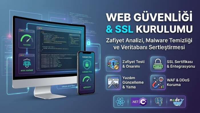 web siteniz için güvenlik ve ssl kurulumu yaparım