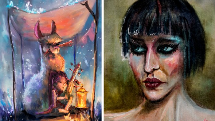 karakter ve çevre illustrasyon çizimleri yaparım