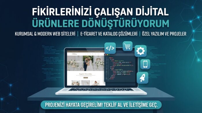 sizler için yüksek kaliteli web siteleri oluşturabilirim