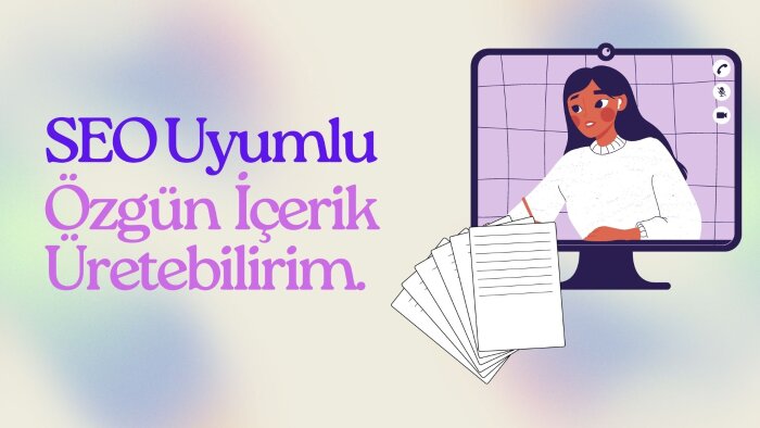 web siteniz için seo uyumlu özgün içerikler üretebilirim