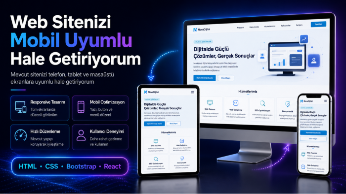 web sitenizi mobil uyumlu hale getiririm