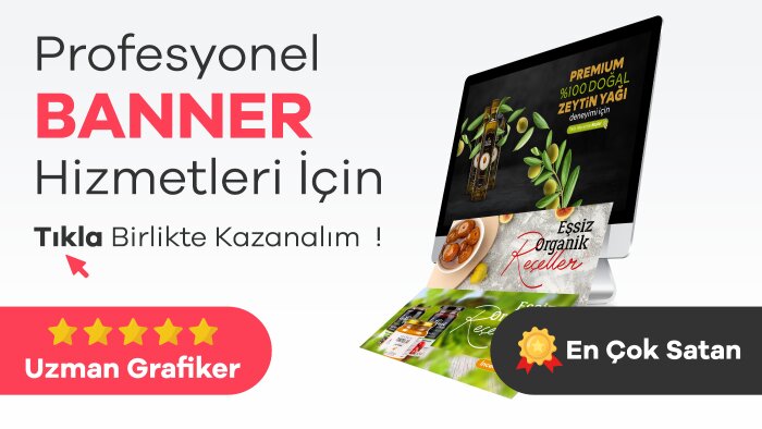 banner tasarımlarınızı profesyonel olarak yaparım