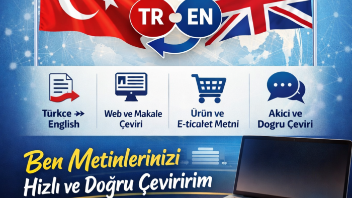 metinlerinizi hızlı ve doğru bir şekilde çeviririm
