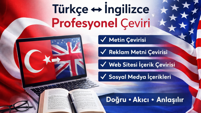 metinlerinizi Türkçe ve İngilizce arasında çeviririm