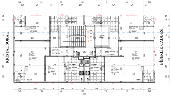 AutoCAD ile mimari plan, kesit, görünüş ve vaziyet çizerim