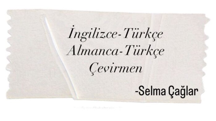 talep ettiğiniz her türlü çeviriyi size sunarım