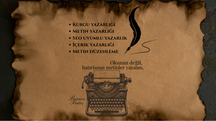 talep ettiğiniz konular üzerine içerik yazarım