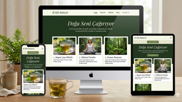 isteğinize özel profesyonel ve modern web sitesi hazırlarım