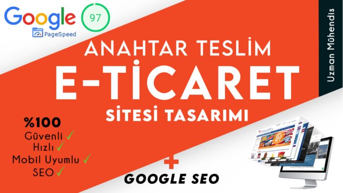 google pagespeed 95 skor hazır eticaret sitesi yapıyorum