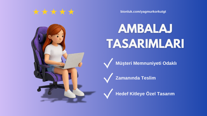 hayallerinizdeki gibi profesyonel ambalaj tasarımı yapıyorum