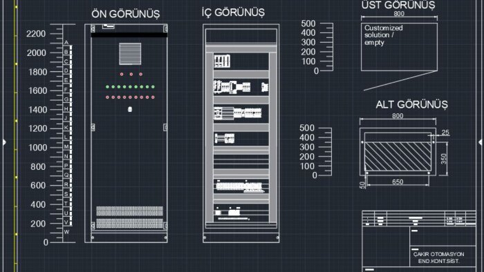 elektrik şemalarınızı 2d, autocad ile çizebilirim