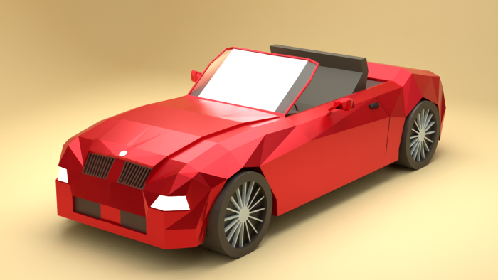 low poly tasarımlar yapabilirim