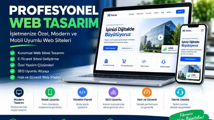 işletmenize özel profesyonel web sitesi tasarlarım