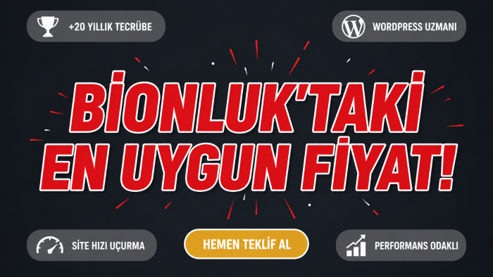 wordpress sitenizi hız olarak çok yükseltirim