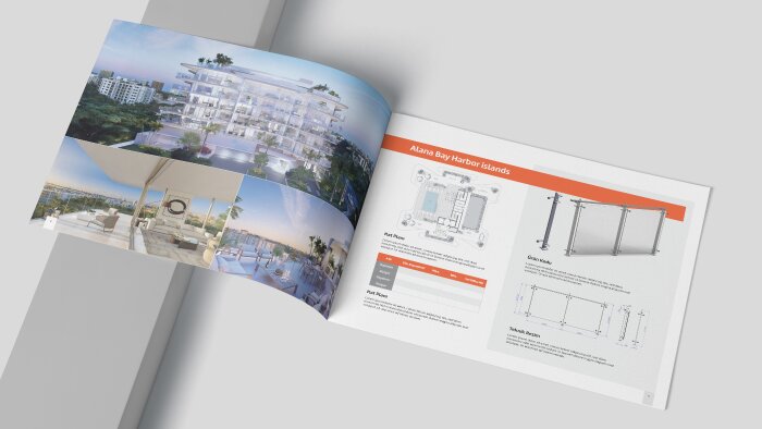 sade ve şık katalog tasarımı hazırlıyorum
