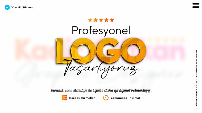profesyonel, modern ve vektörel teslim logo tasarımı yaparım