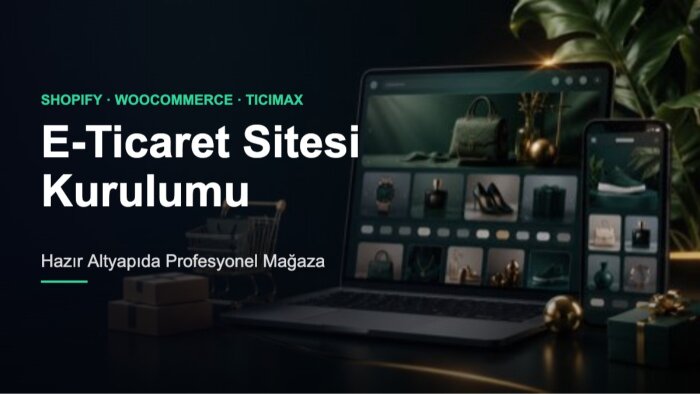 hazır altyapıda profesyonel e-ticaret sitesi kurarım