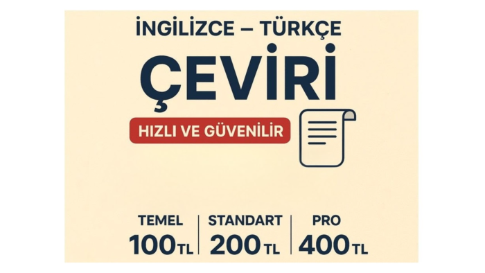 profesyonel İngilizce makale ve metin çevirileri yapabilirim