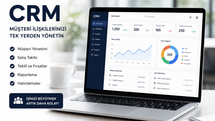 işletmeniz için özel crm yazılımı geliştirebilirim