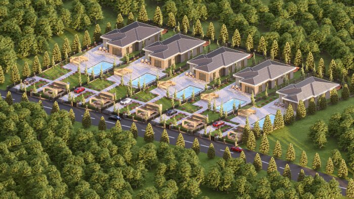 mimari 3d dış mekan tasarımı ve render yapıyorum